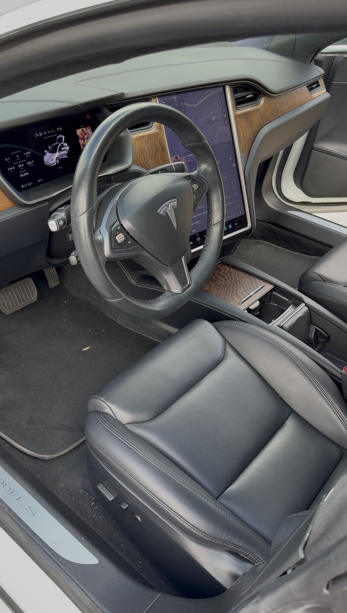 Dirty car interior